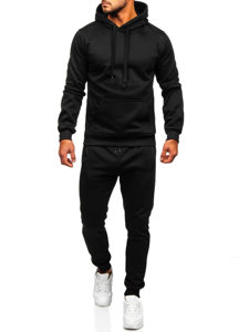 Men's 2-piece Tracksuit with a Hood Black Bolf C10381