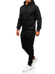 Men's 2-piece Tracksuit with a Hood Black Bolf C10381