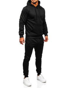 Men's 2-piece Tracksuit with a Hood Black Bolf C10381