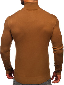 Men's Basic Polo Neck Brown Bolf W1-1728