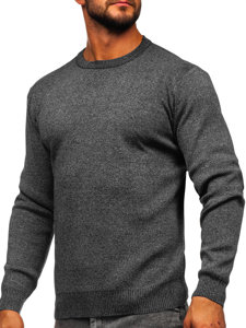 Men's Basic Sweater Anthracite Bolf S8502