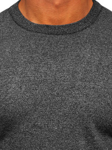 Men's Basic Sweater Anthracite Bolf S8502