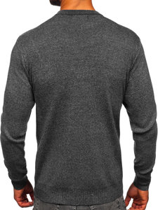 Men's Basic Sweater Anthracite Bolf S8502