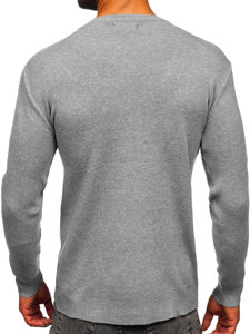 Men's Basic Sweater Grey Bolf S8506