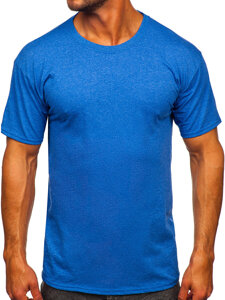 Men's Basic T-shirt Blue Bolf B10