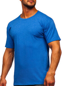 Men's Basic T-shirt Blue Bolf B10