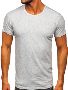 Men's Basic T-shirt Light Grey Bolf 2005-1