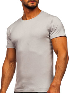 Men's Basic T-shirt Light Grey Bolf 2005