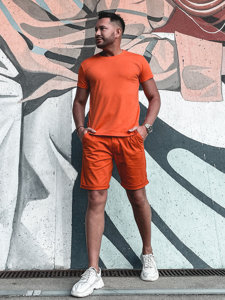 Men's Basic T-shirt Orange Bolf 2005A-32