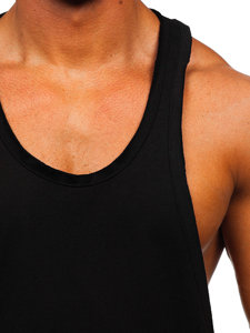 Men's Basic Tank Top Black Bolf 1245