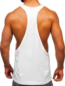 Men's Basic Tank Top White Bolf 1245