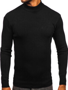 Men’s Basic Turtleneck Sweater Black Bolf H2402