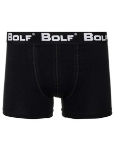 Men's Boxer Shorts Grey-Black Bolf 0953-2P 2 PACK