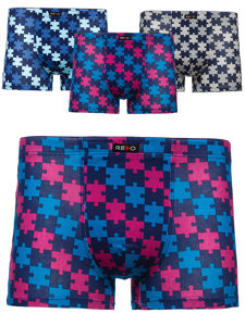 Men's Boxer Shorts Multicolour Bolf 1BE726-3P 3 PACK