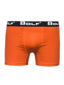 Men's Boxer Shorts Orange Bolf 0953-2P 2 PACK