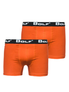 Men's Boxer Shorts Orange Bolf 0953-2P 2 PACK