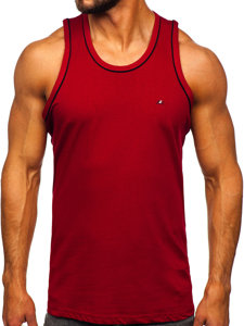 Men's Boxer Tank Top Claret Bolf 14276