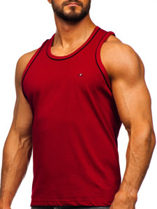 Men's Boxer Tank Top Claret Bolf 14276