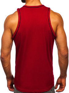 Men's Boxer Tank Top Claret Bolf 14276