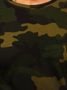 Men's Camo Printed T-shirt Khaki Bolf S808