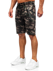 Men's Camo Shorts Dark Green Bolf JX862