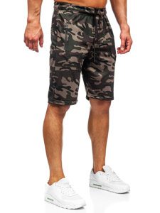 Men's Camo Shorts Dark Green Bolf JX862