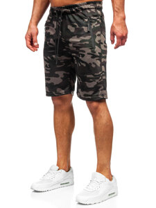 Men's Camo Shorts Dark Green Bolf JX863