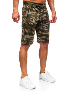 Men's Camo Shorts Green Bolf JX865