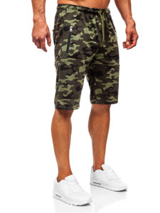 Men's Camo Sweat Shorts Khaki Bolf HW2638