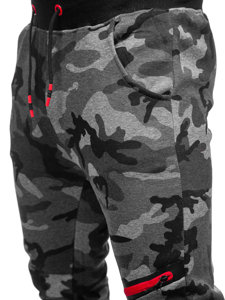 Men's Camo Sweatpants Graphite Bolf KK04