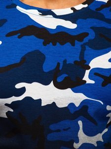 Men's Camo T-shirt Blue Bolf S808