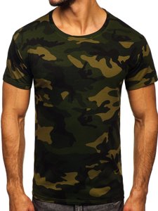 Men's Camo T-shirt Khaki Bolf S807