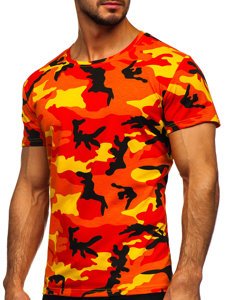 Men's Camo T-shirt Orange Bolf S807