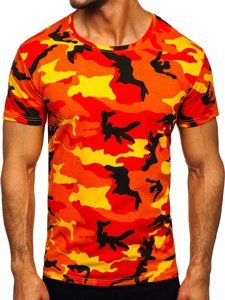 Men's Camo T-shirt Orange Bolf S807