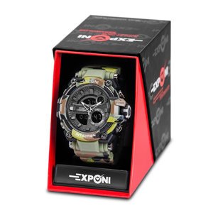 Men's Camo Wristwatch Green Bolf 3258