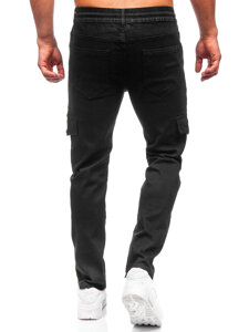 Men's Cargo Jeans Black Bolf 9503