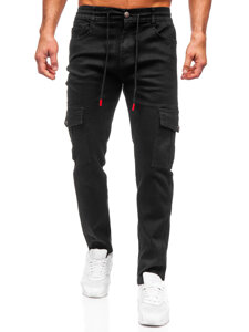 Men's Cargo Jeans Black Bolf 9503