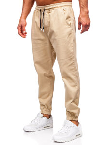 Men's Cargo Joggers Beige Bolf 001