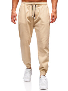 Men's Cargo Joggers Beige Bolf 001