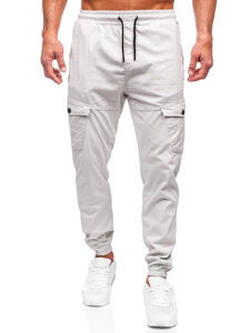 Men's Cargo Joggers Beige Bolf 384