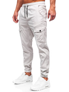 Men's Cargo Joggers Beige Bolf 384