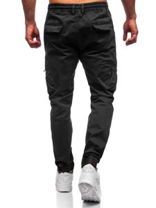 Men's Cargo Joggers Black Bolf 8983