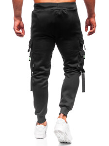 Men's Cargo Joggers Black Bolf HSS015