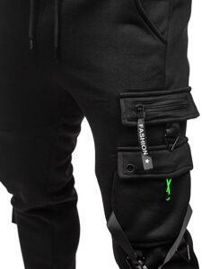 Men's Cargo Joggers Black Bolf HSS015