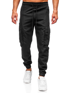 Men’s Cargo Joggers Black Bolf HSS298