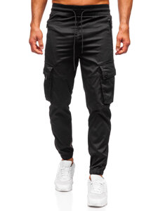 Men’s Cargo Joggers Black Bolf HSS300