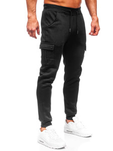 Men's Cargo Joggers Black Bolf HY-809