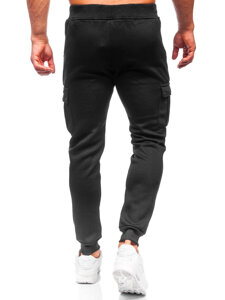 Men's Cargo Joggers Black Bolf HY-809