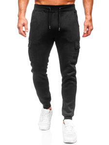 Men's Cargo Joggers Black Bolf HY-809