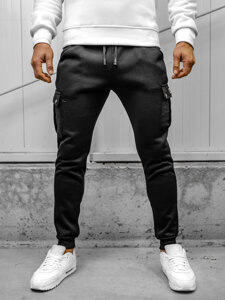 Men's Cargo Joggers Black Bolf HY-809A